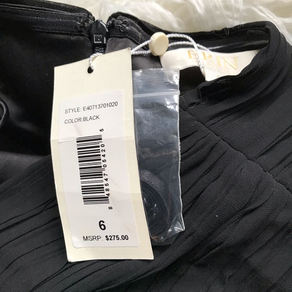 🆕ERIN by Erin Fetherston Isabelle Evening Gown‎ in Black - Picture 6 of 8